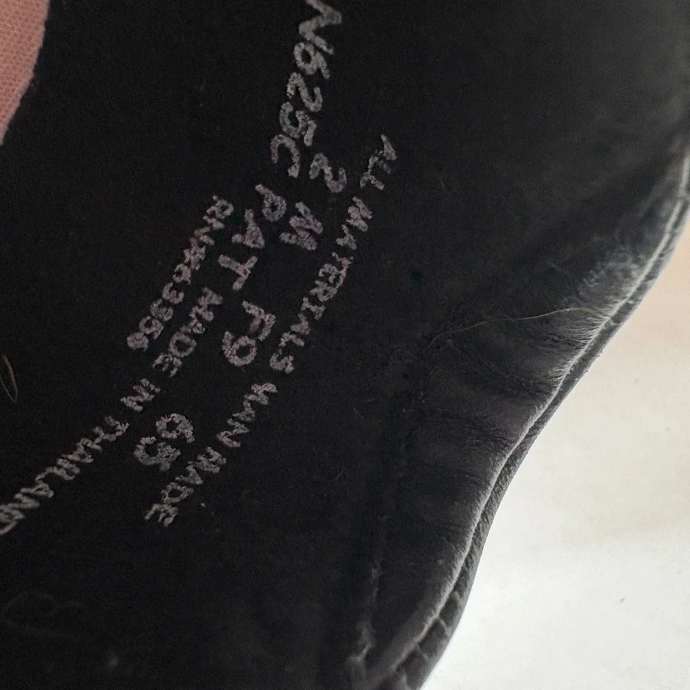 Capezio Jr. Tyette Tap Shoes Kids 2M Black Patent Ribbon Lace Up‎ N625C